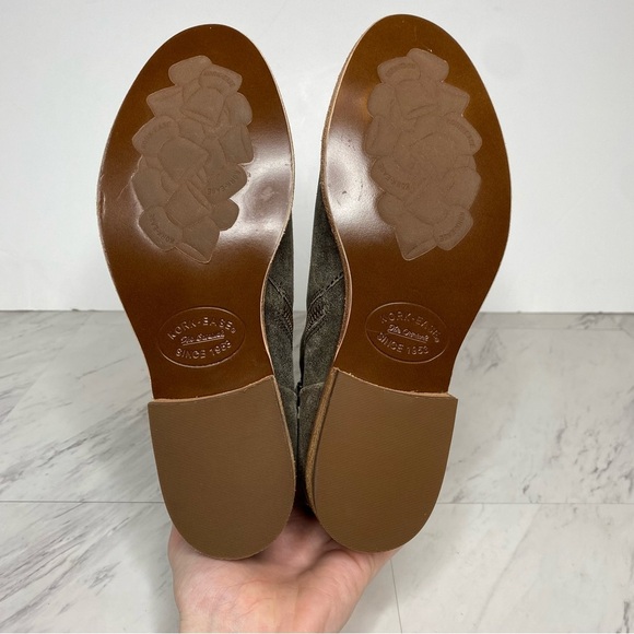 New! Kork Ease Riley Gray Brown Distressed Suede Bootie 7M - Picture 13 of 14